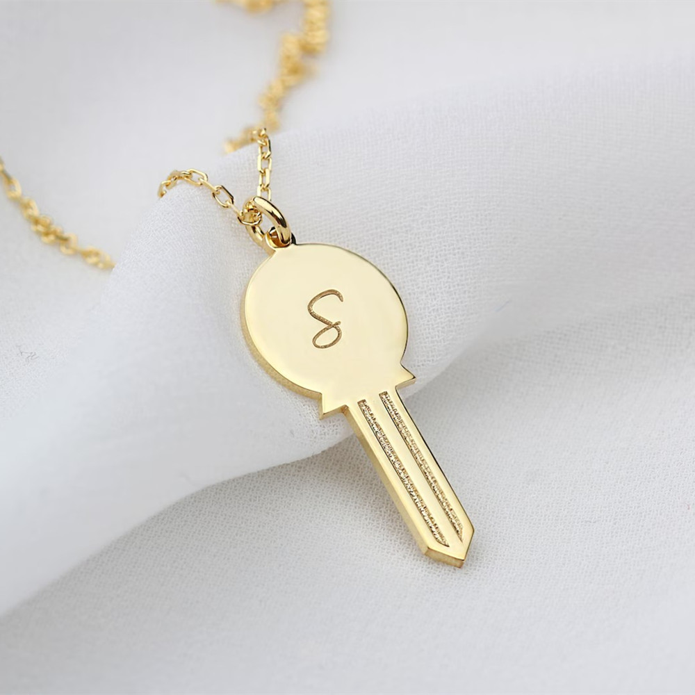 Personal Alarm Keychain - Colar Chave Personalizado Delicado em Aço