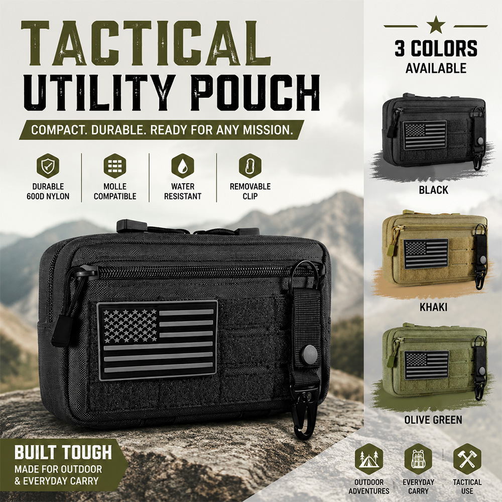 First Aid Bag Kit - Bolsa tática molle edc para primeiros