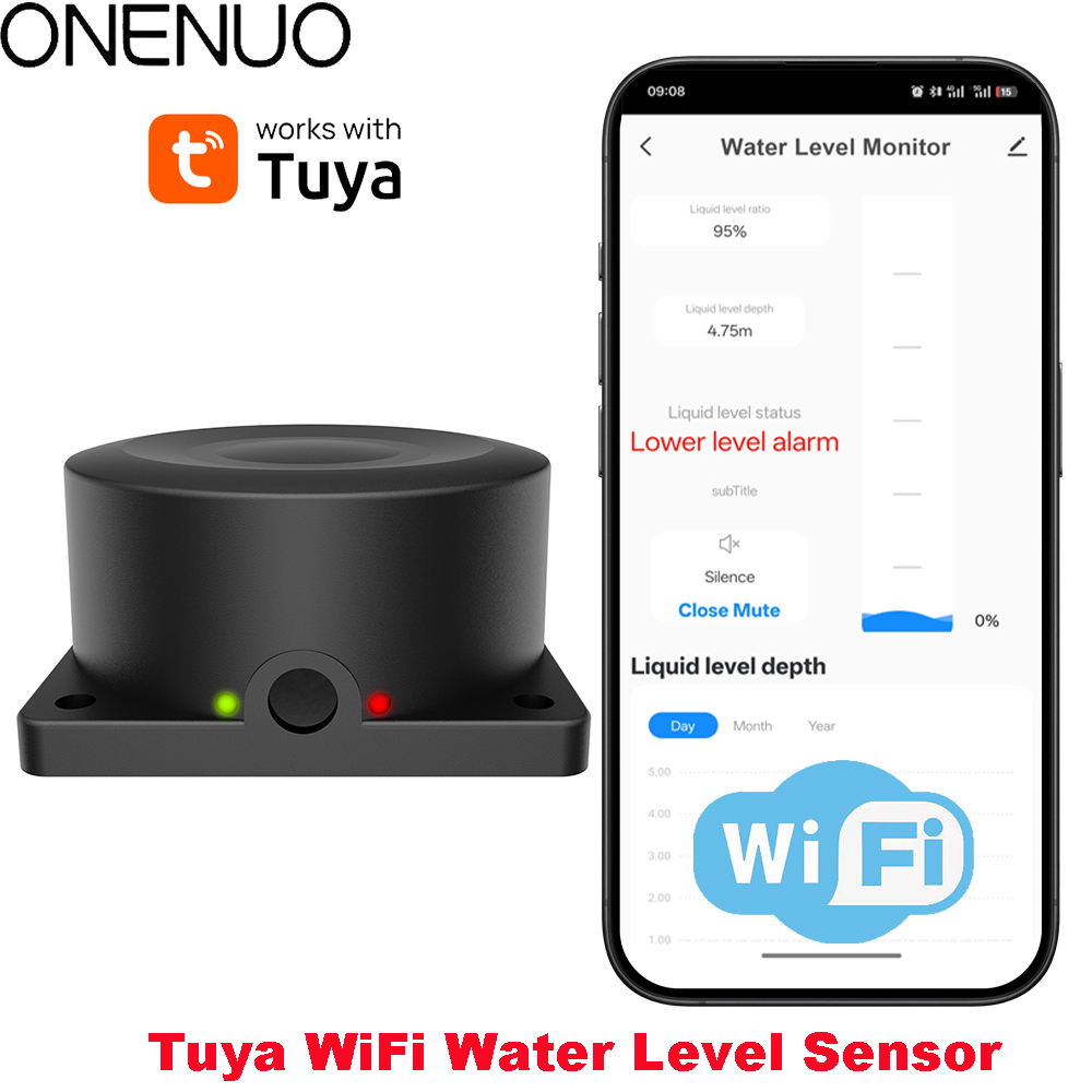 Water Alarm Sensor - ONENUO Sensor de Nível de Líquido