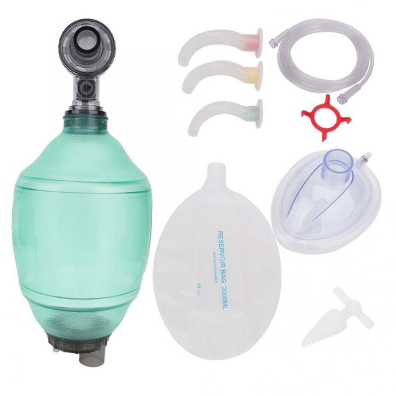 First Aid Bag Kit - Adultos manual ressuscitador pvc ambu saco