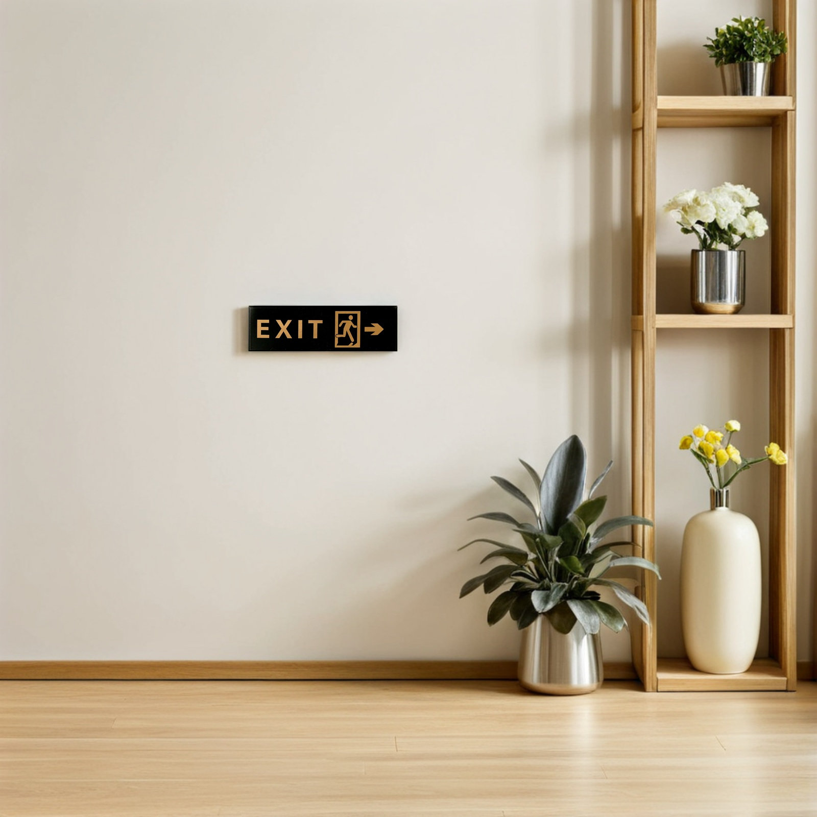 Placa de saída de emergência e - Emergency Exit Sign avaliação e preço