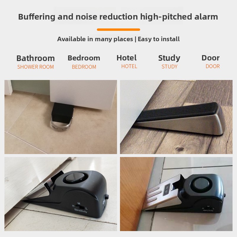 Rolha de porta doméstica femin - Door Stop Alarm avaliação e preço