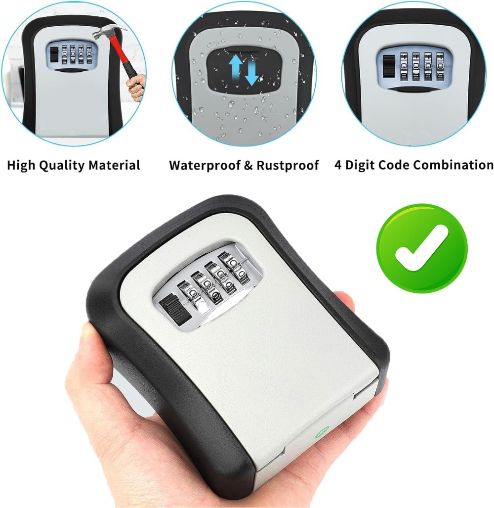 Chave segura montada na parede - Lockbox Key Secure avaliação e preço
