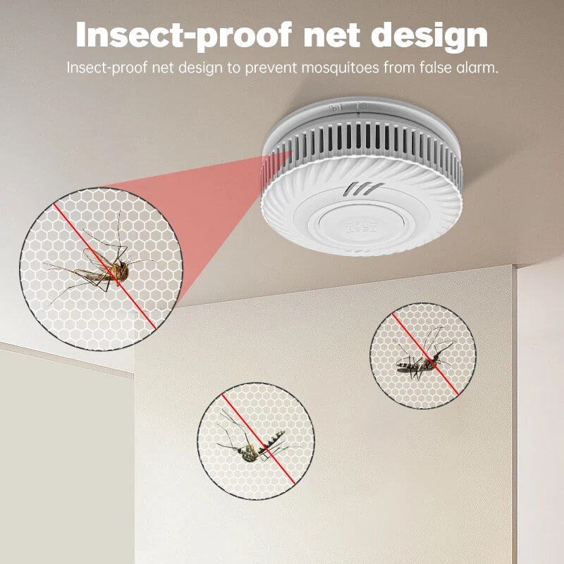 1pc aviso detector de fumaça,  - Smoke Detector Interconnected avaliação e preço