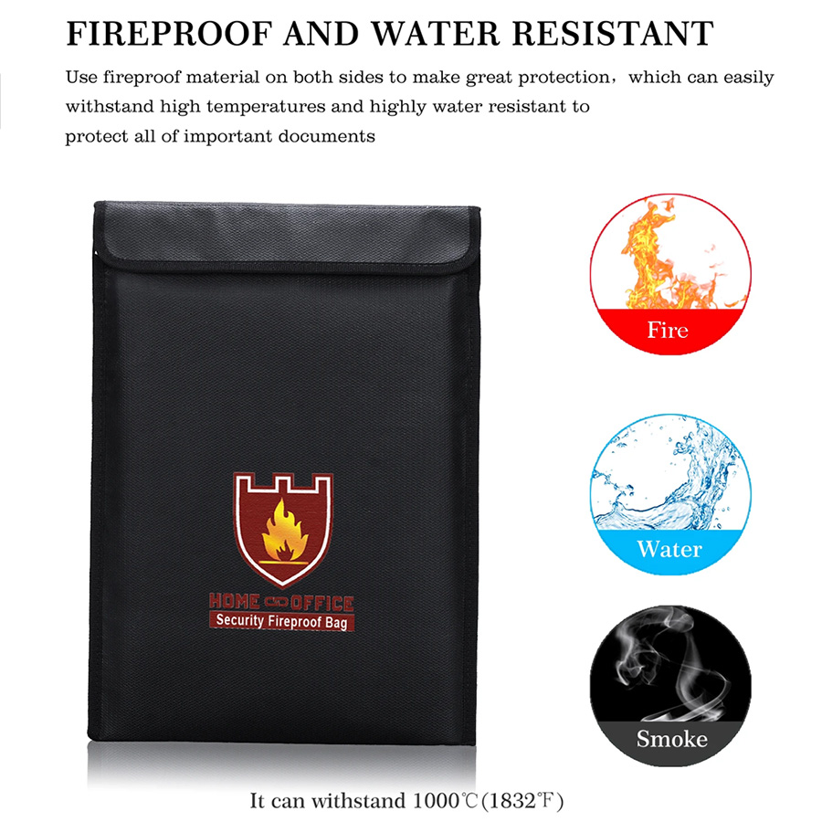 Saco de documentos à prova de  - Fire Safe Document avaliação e preço