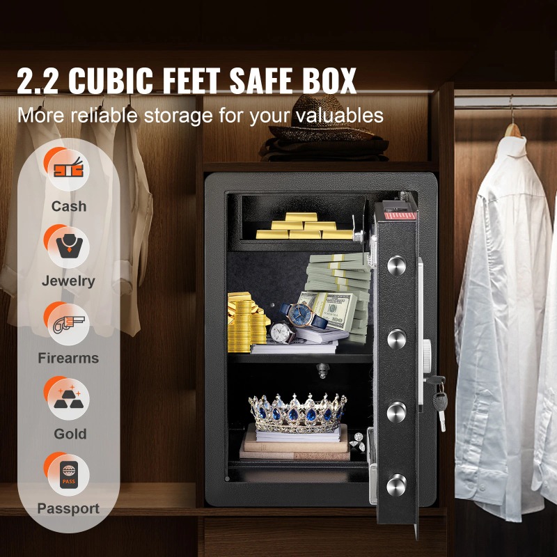 SucceBuy Cofre Elétrico 2.2/1. - Fire Safe Document avaliação e preço