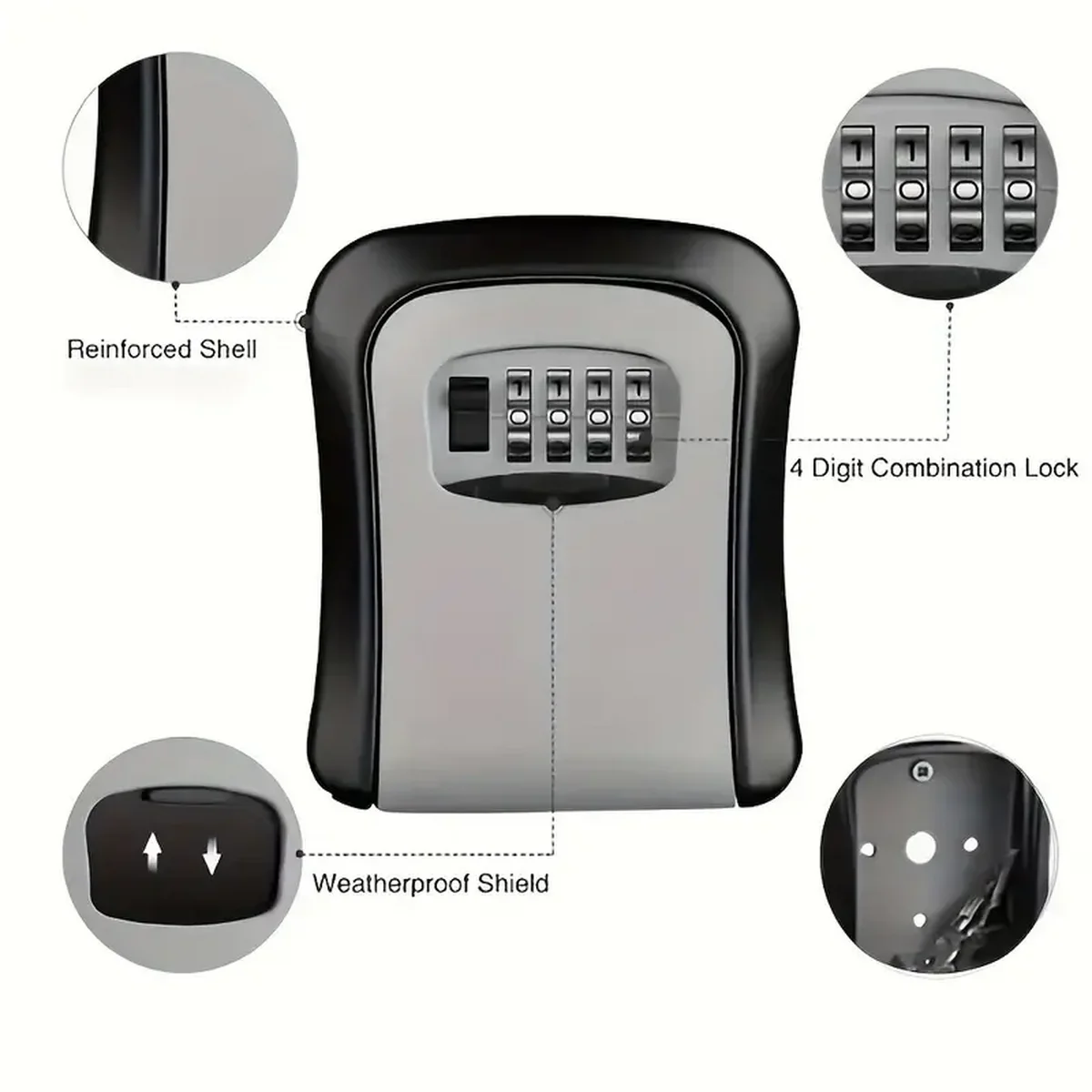 Caixa de Segurança Portátil à  - Lockbox Key Secure avaliação e preço
