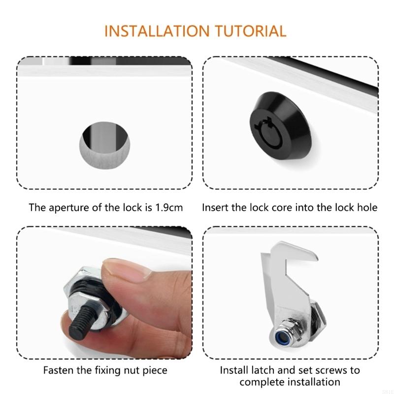 581E 2 peças fechaduras tubula - Lockbox Key Secure avaliação e preço
