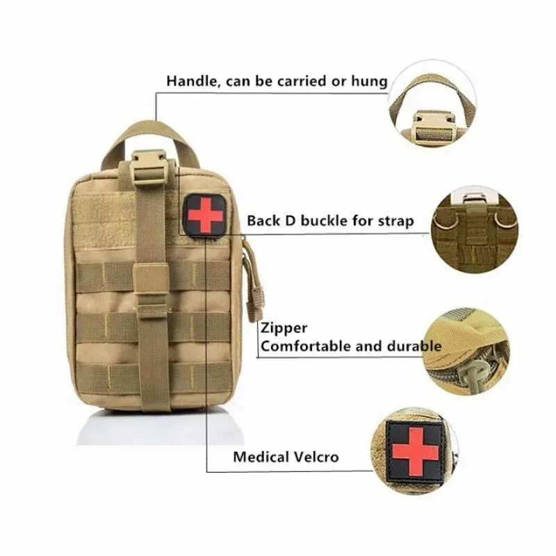 Kits táticos de primeiros soco - First Aid Bag Kit avaliação e preço