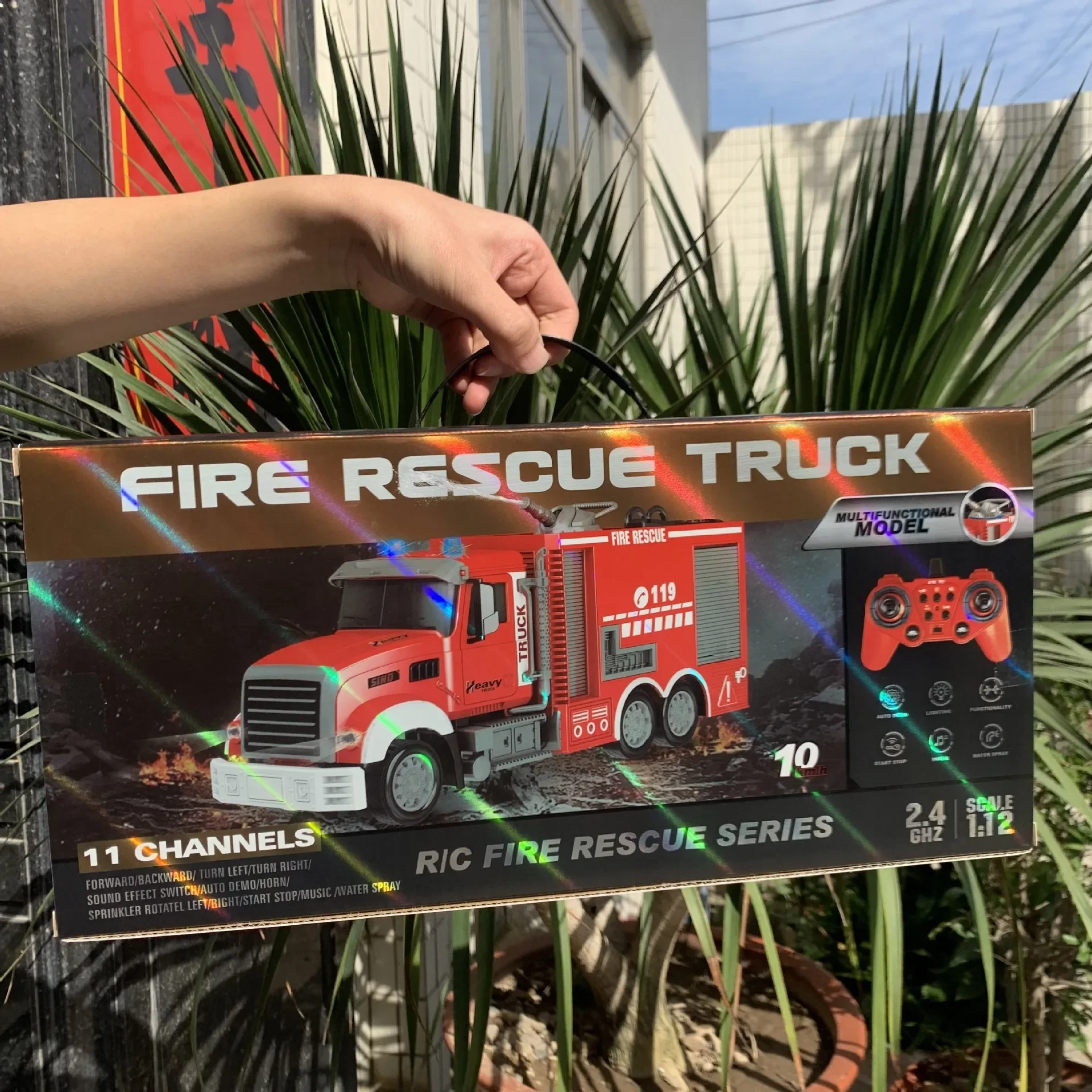 Caminhão de Bombeiros RC 2.4G  - Fire Escape Ladder avaliação e preço