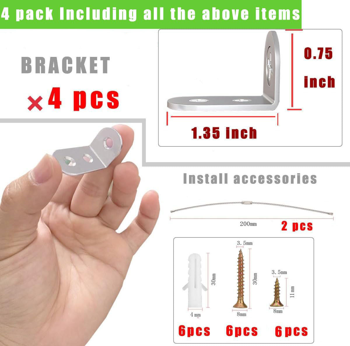 Kit com 4 Fixadores de Móveis  - Earthquake Anchor Strap avaliação e preço