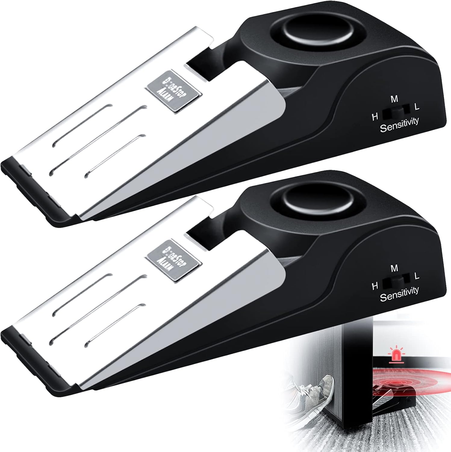 1/2 pçs portátil viagem 120 db - Door Stop Alarm avaliação e preço